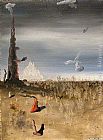 Yves Tanguy Extinction des lumieres inutiles painting